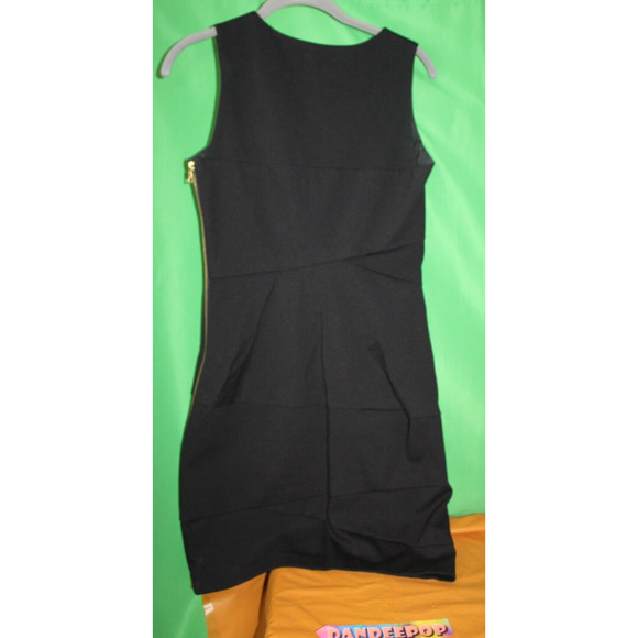 Cynthia Steffe Black Sleeveless Side Zip Dress Size Women's 2 - Picture 5 of 5